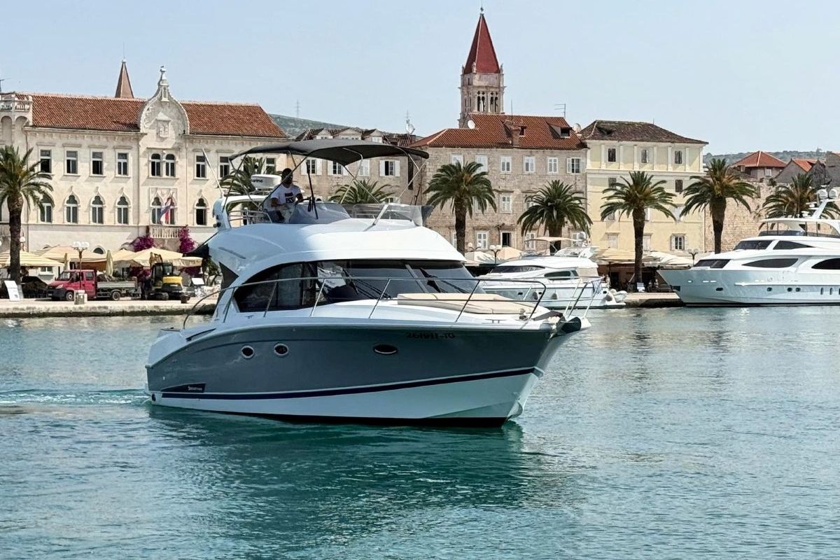 Exterior view of Antares 36, a Beneteau Antares 36 yacht at Grad Trogir, Croatia