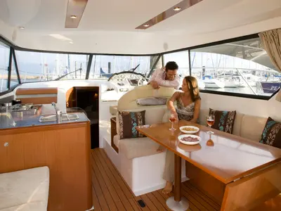 Salon of Antares 36, a Beneteau Antares 36 yacht at Grad Trogir, Croatia