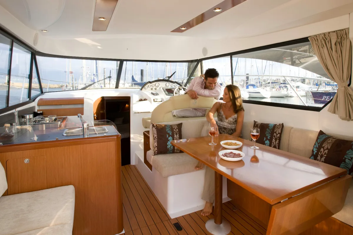 Salon of Antares 36, a Beneteau Antares 36 yacht at Grad Trogir, Croatia