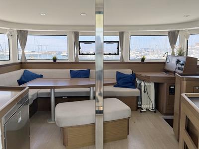 Salon of Moonlight, a Lagoon 42 catamaran at Grad Pula, Croatia