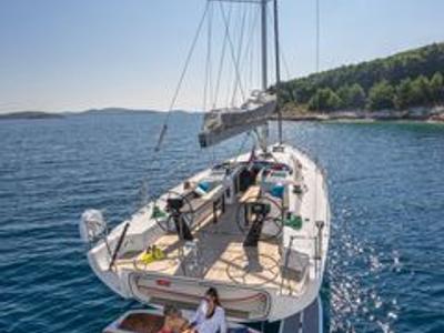 Exterior view of Petra, a More Boats More 55 sailboat at Grad Trogir, Croatia