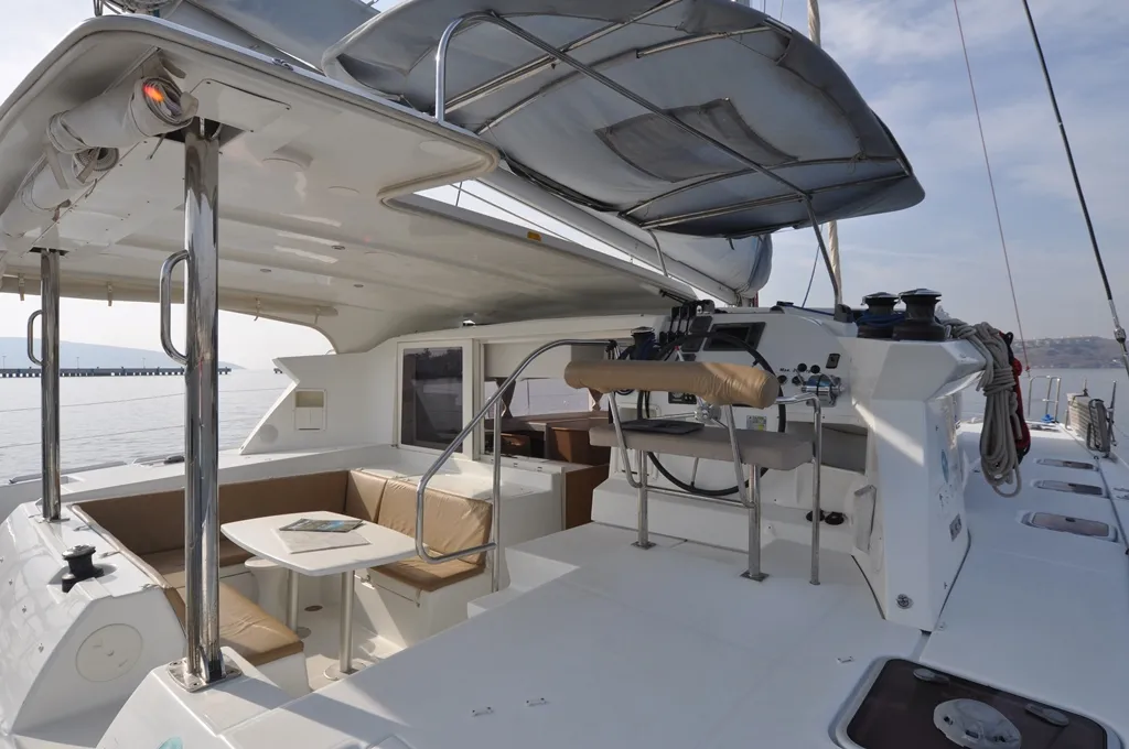 Paluko, a Lagoon Lagoon 421 catamaran at Bodrum, Turkey