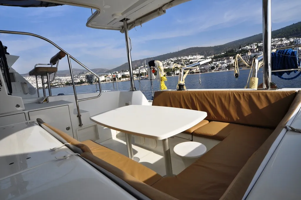 Paluko, a Lagoon Lagoon 421 catamaran at Bodrum, Turkey