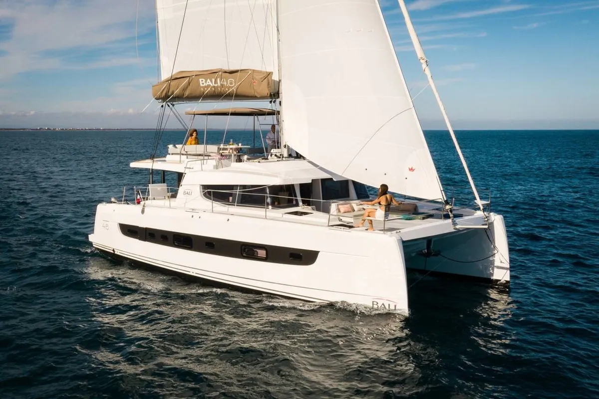 Mirage, a Bali 4.6 catamaran at Fethiye, Turkey