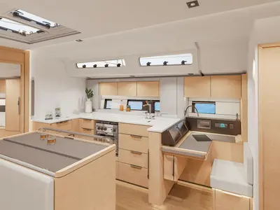Galley of Amber - OW, a Hanse Yachts Hanse 510 sailboat at Grad Kaštela, Croatia