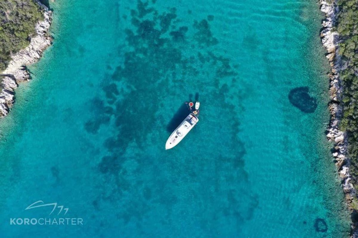 Koro, a sailboat at Punat, Croatia