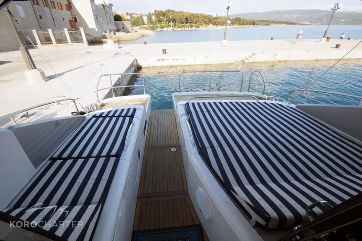 Koro, a sailboat at Punat, Croatia