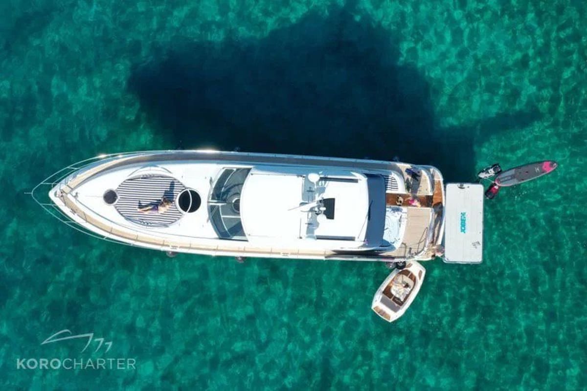 Koro, a sailboat at Punat, Croatia