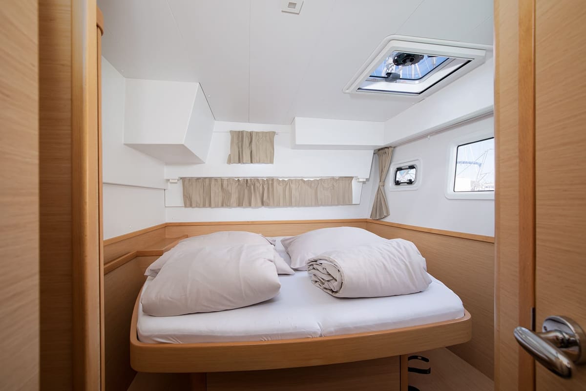 Cabin on Mare Solero, a Lagoon 42 catamaran at Općina Medulin, Croatia