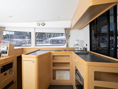 Galley of Mare Solero, a Lagoon 42 catamaran at Općina Medulin, Croatia