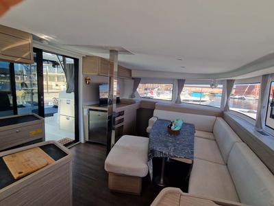 Salon of Best Elli, a Lagoon 42 catamaran at Split, Croatia