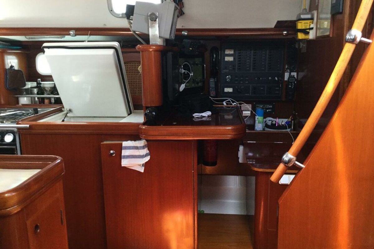 Tetina, a Beneteau 50 sailboat at Municipal Unit of Lefkada, Greece