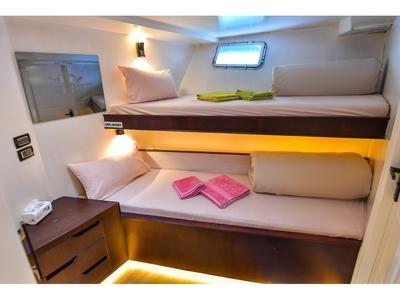 Cabin on Bunk bed cabin lower deck 2, a Gulet Luxury Motor Yacht motorboat at Sharm El Sheikh, Egypt