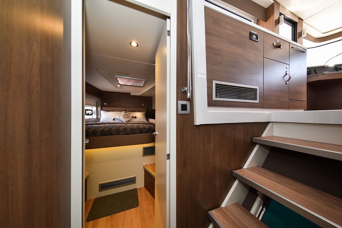 Cabin on DESTINY, a Bali 4.6 catamaran at Zadar, Croatia