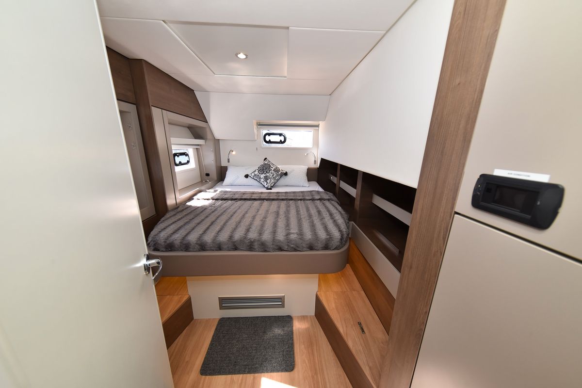 Cabin on DESTINY, a Bali 4.6 catamaran at Zadar, Croatia