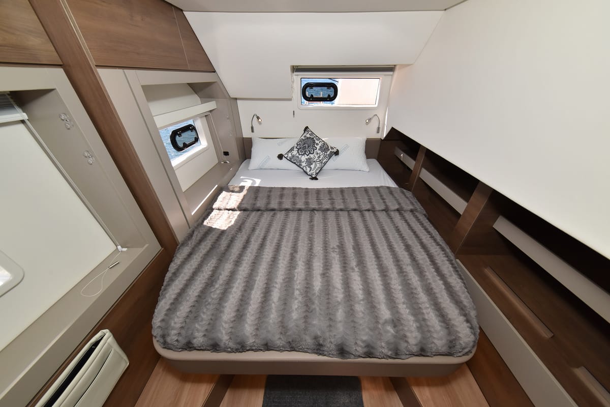 Cabin on DESTINY, a Bali 4.6 catamaran at Zadar, Croatia