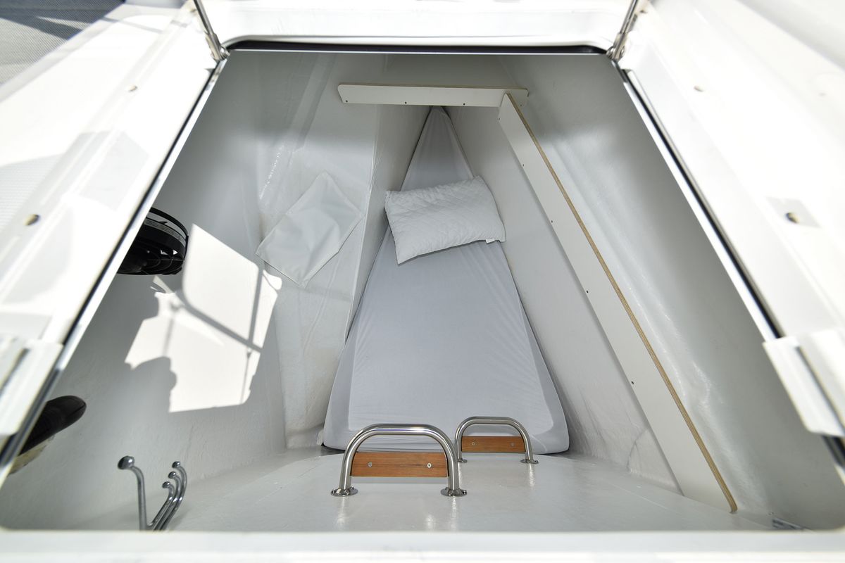 Cabin on DESTINY, a Bali 4.6 catamaran at Zadar, Croatia