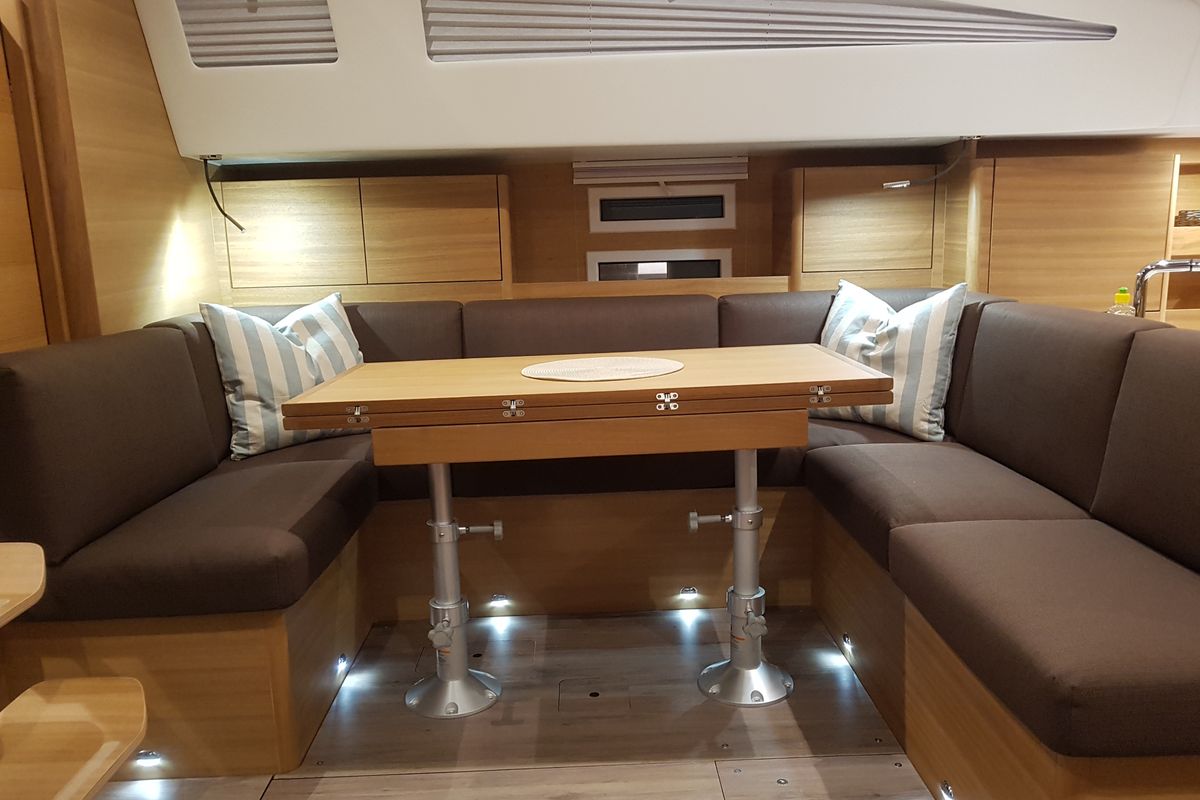 Salon of December, a Elan Impression 50.1 sailboat at Pirovac, Croatia