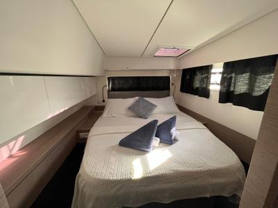 Cabin on Princess Valeria, a Fountaine Pajot Elba 45 catamaran at Seget Donji, Croatia