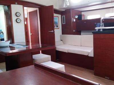 Salon of APOLLONIS, a Hanse Yachts Hanse 540e sailboat at Salamina Municipal Unit, Greece