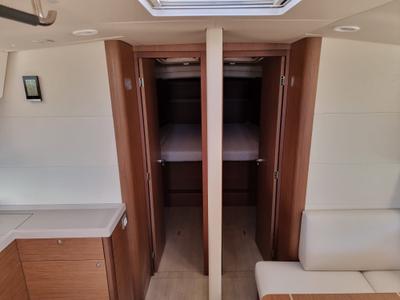 Salon of Noah, a Beneteau Oceanis 46.1 sailboat at Općina Rogoznica, Croatia