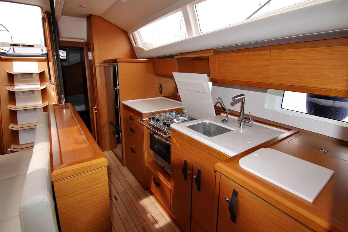Salon of Mystic Dreams, a Jeanneau 54 sailboat at Općina Sukošan, Croatia
