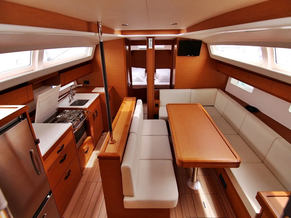 Galley of Mystic Dreams, a Jeanneau 54 sailboat at Općina Sukošan, Croatia