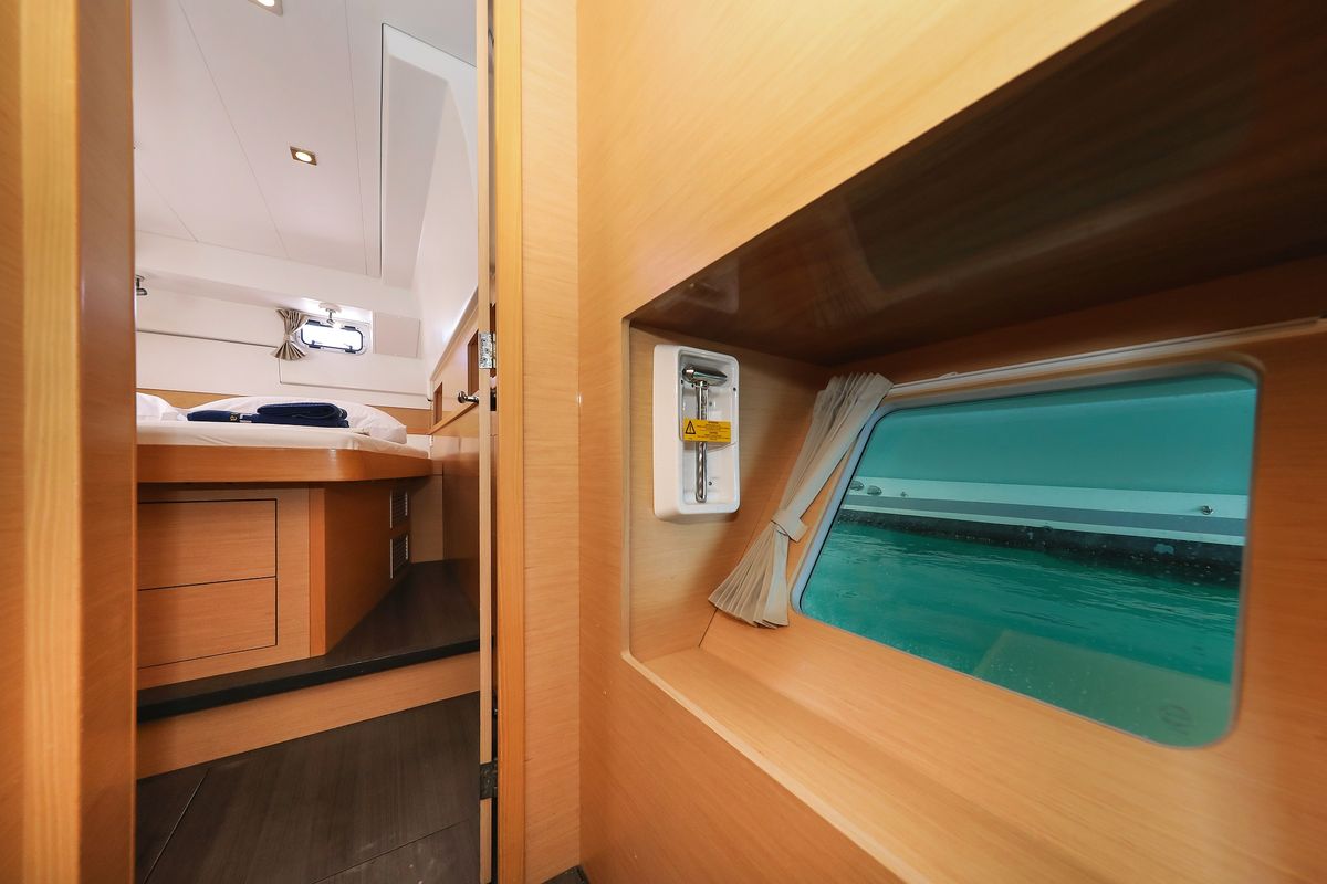 Cabin on Kinga V, a Lagoon 400 S2 catamaran at Grad Vodice, Croatia