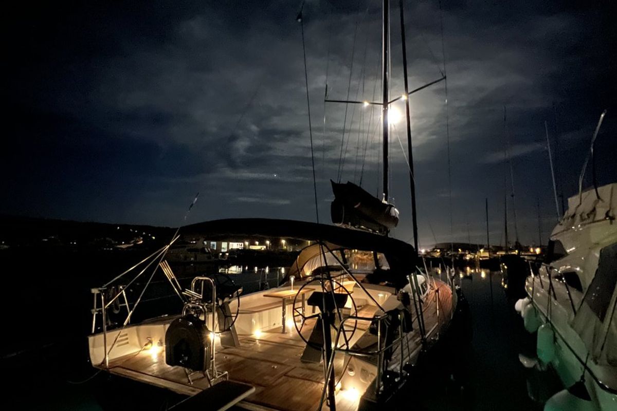 Deck of Maria, a More Boats More 55 sailboat at Seget Donji, Croatia