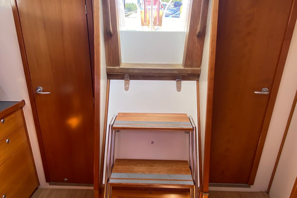 Salon of Performance Cruiser, a Hanse Yachts Hanse 430e sailboat at Grad Pula, Croatia