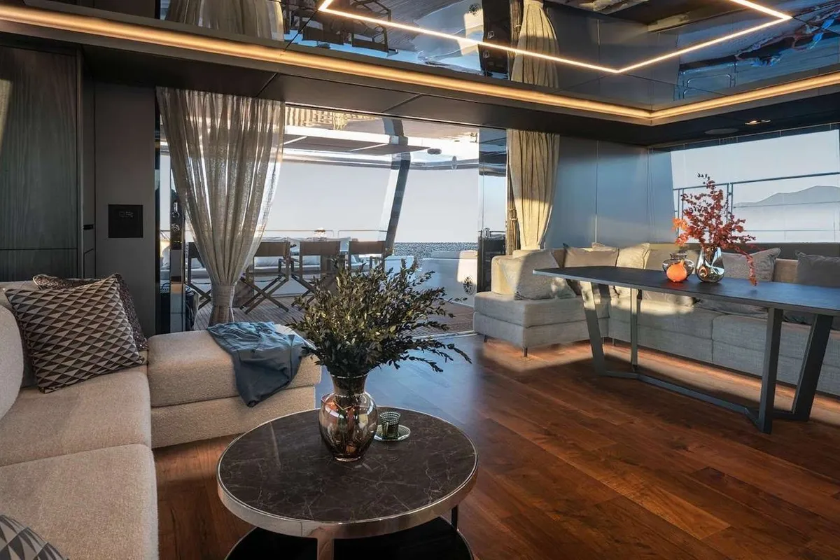 Alteya, a Sunreef Yachts Sunreef 70 Power catamaran at Athens, Greece