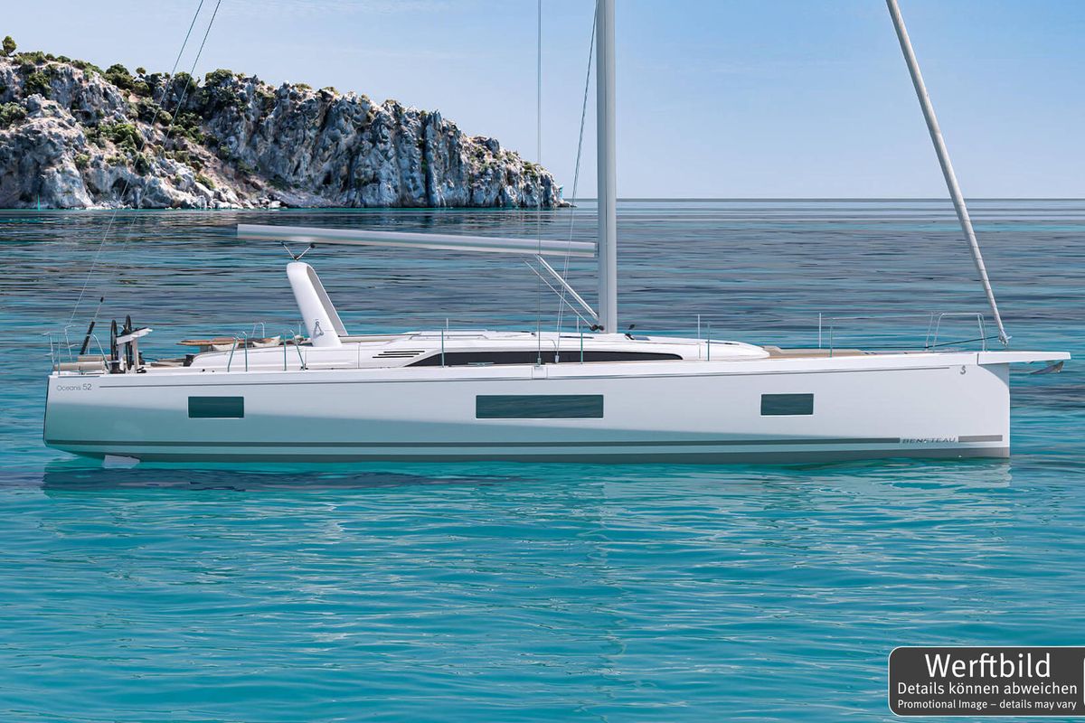 Exterior view of Orange, a Beneteau Oceanis 52 sailboat at Grad Biograd na Moru, Croatia