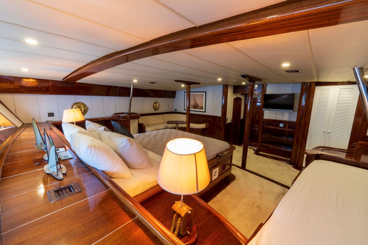 Cabin on Nautilus, a Unknown Nautilus yacht at Fethiye, Turkey