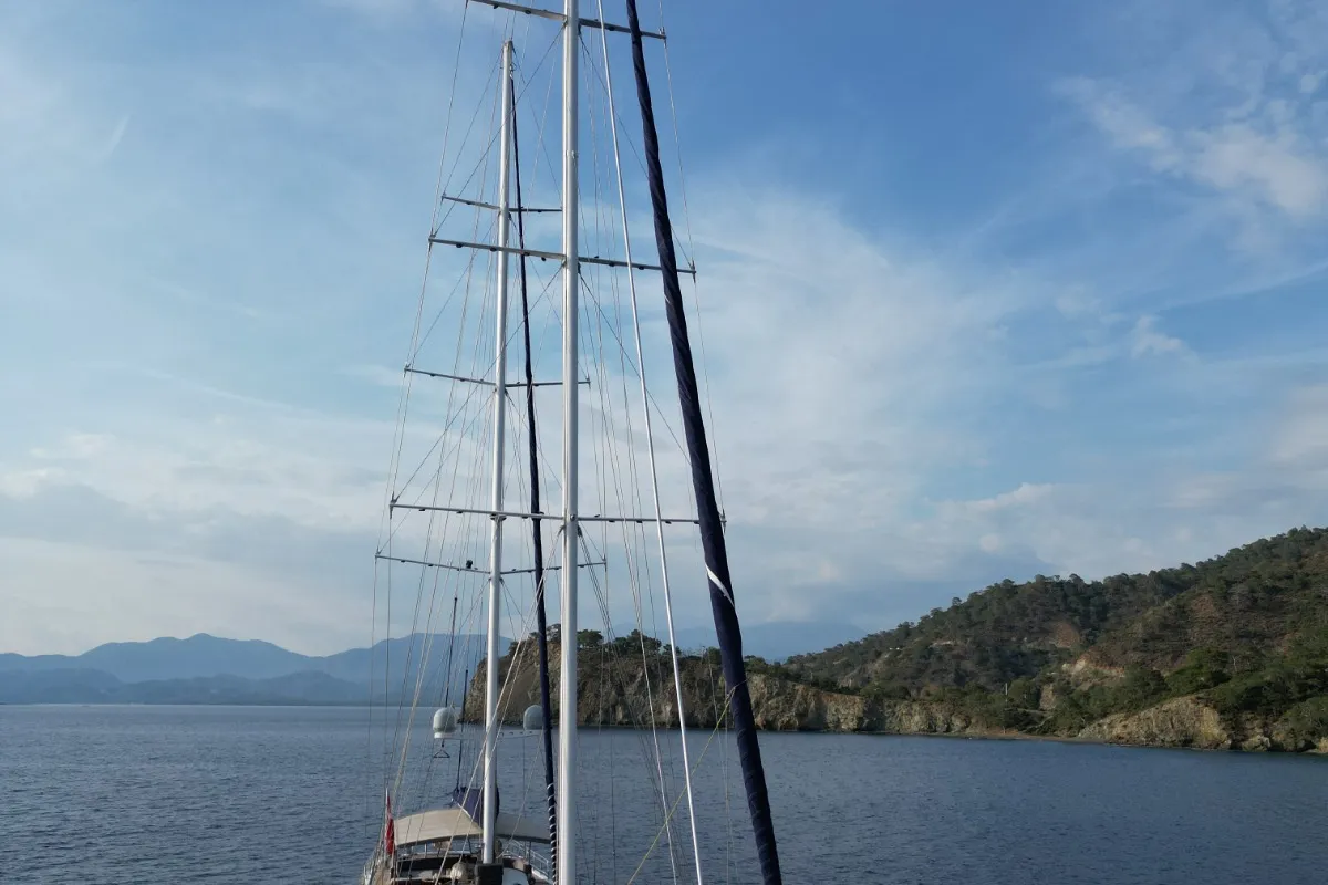 Exterior view of Nautilus, a Unknown Nautilus yacht at Fethiye, Turkey