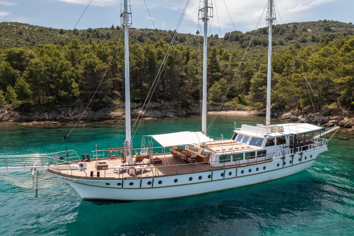 Exterior view of Gideon, a Unknown Gideon yacht at Grad Kaštela, Croatia