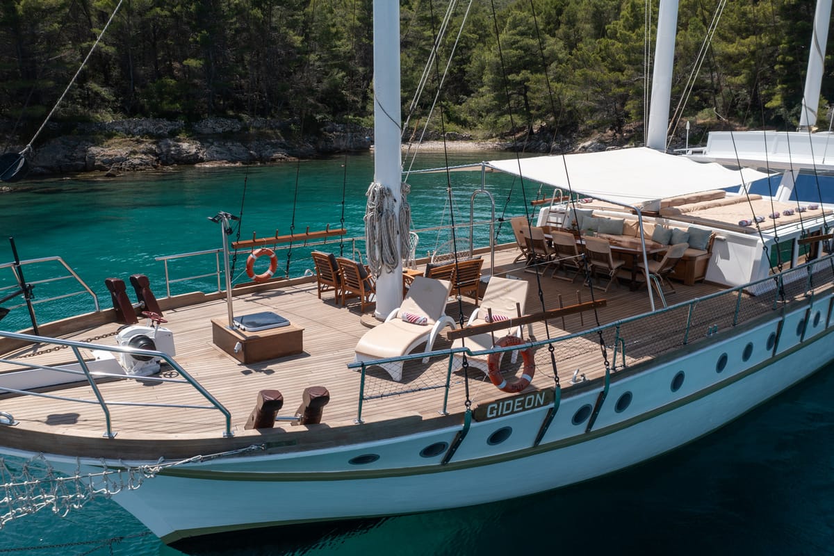 Exterior view of Gideon, a Unknown Gideon yacht at Grad Kaštela, Croatia