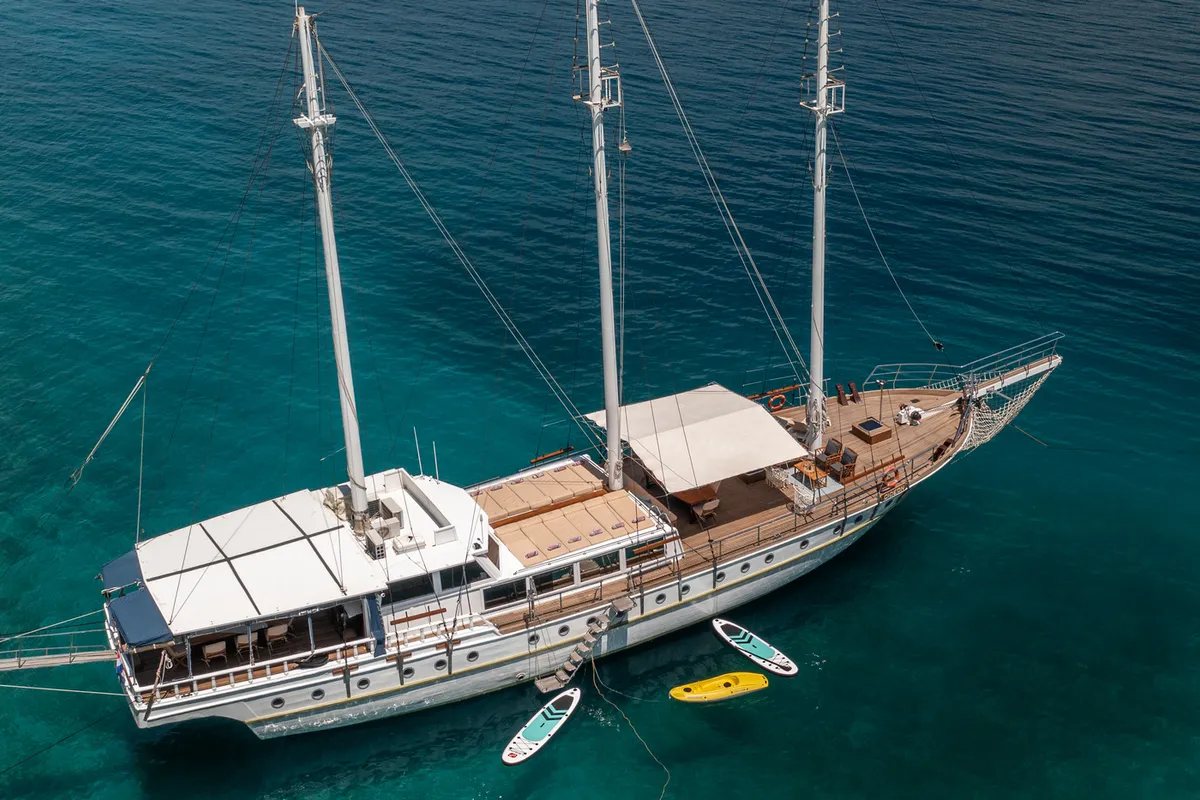 Exterior view of Gideon, a Unknown Gideon yacht at Grad Kaštela, Croatia