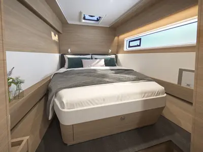 Cabin on Emerald, a Lagoon 43 catamaran at Municipal Unit of Ellomenos, Greece