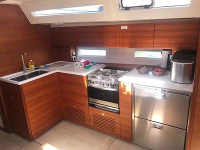 Galley of More Amore, a More Boats More 55 sailboat at Grad Kaštela, Croatia