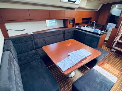 Salon of DELTA, a Hanse Yachts Hanse 458 sailboat at Novi Vinodolski, Croatia