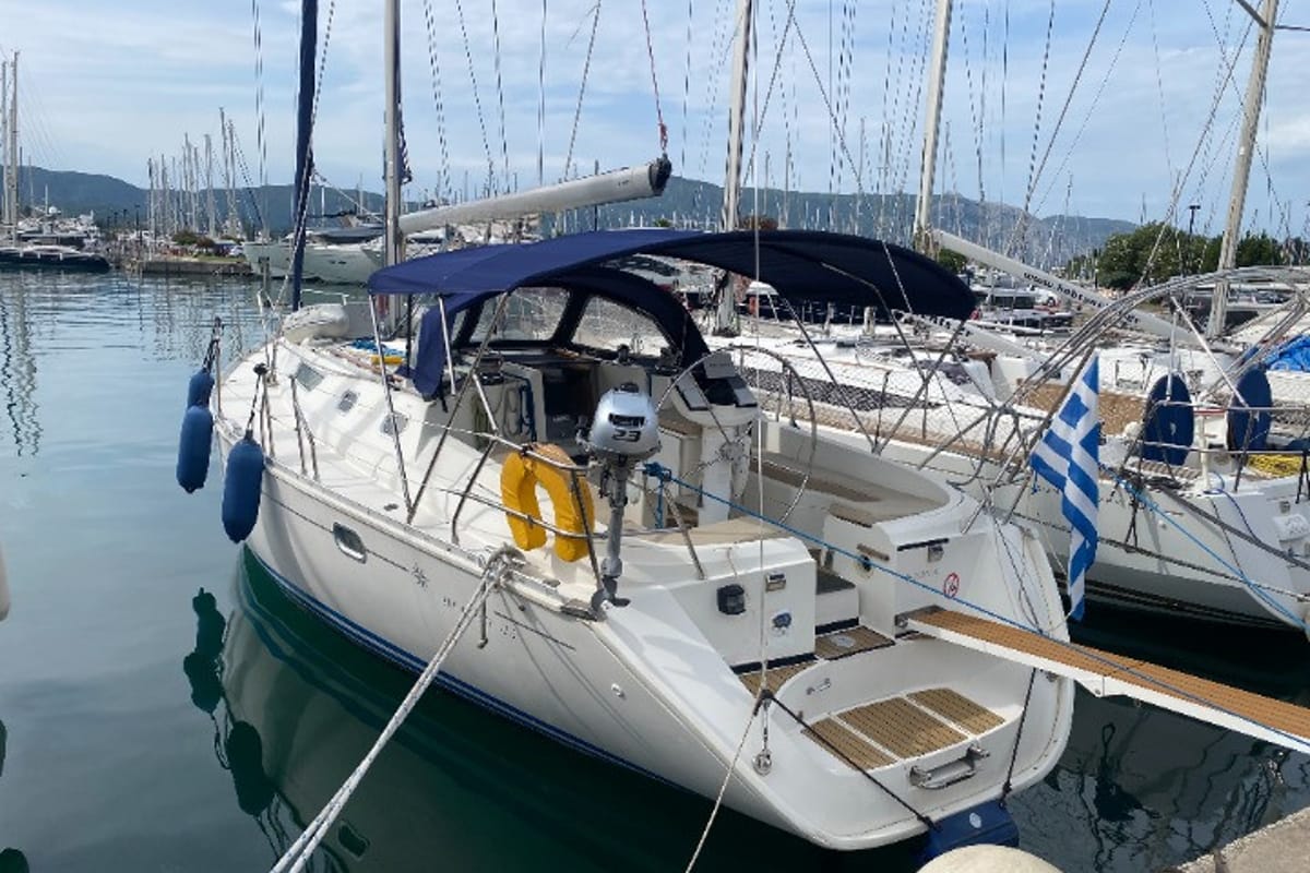Stefi, a Jeanneau Sun Odyssey 42.2 sailboat at Kontokali, Greece