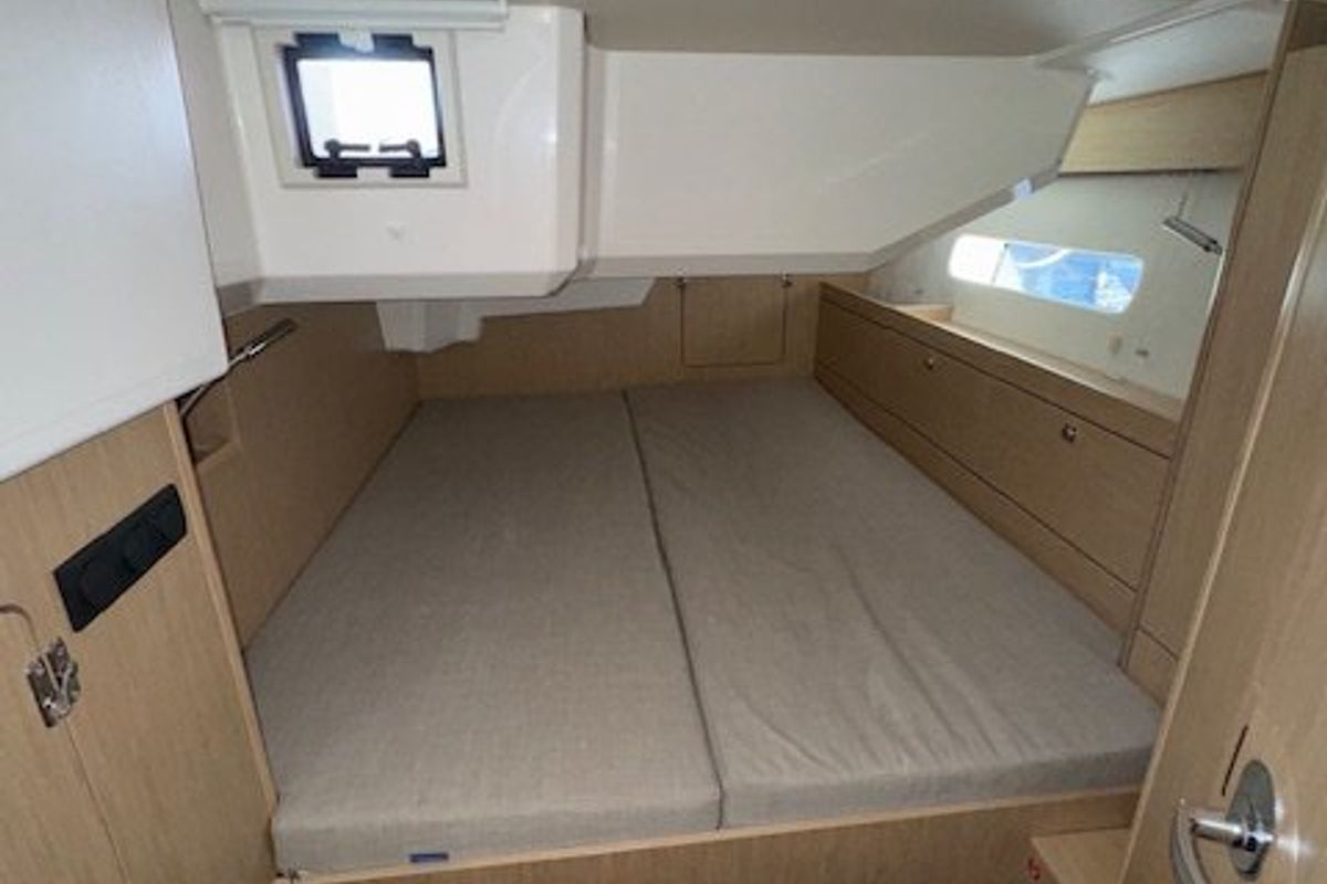 Cabin on Princess Laura, a Bavaria C46 sailboat at Punat, Croatia