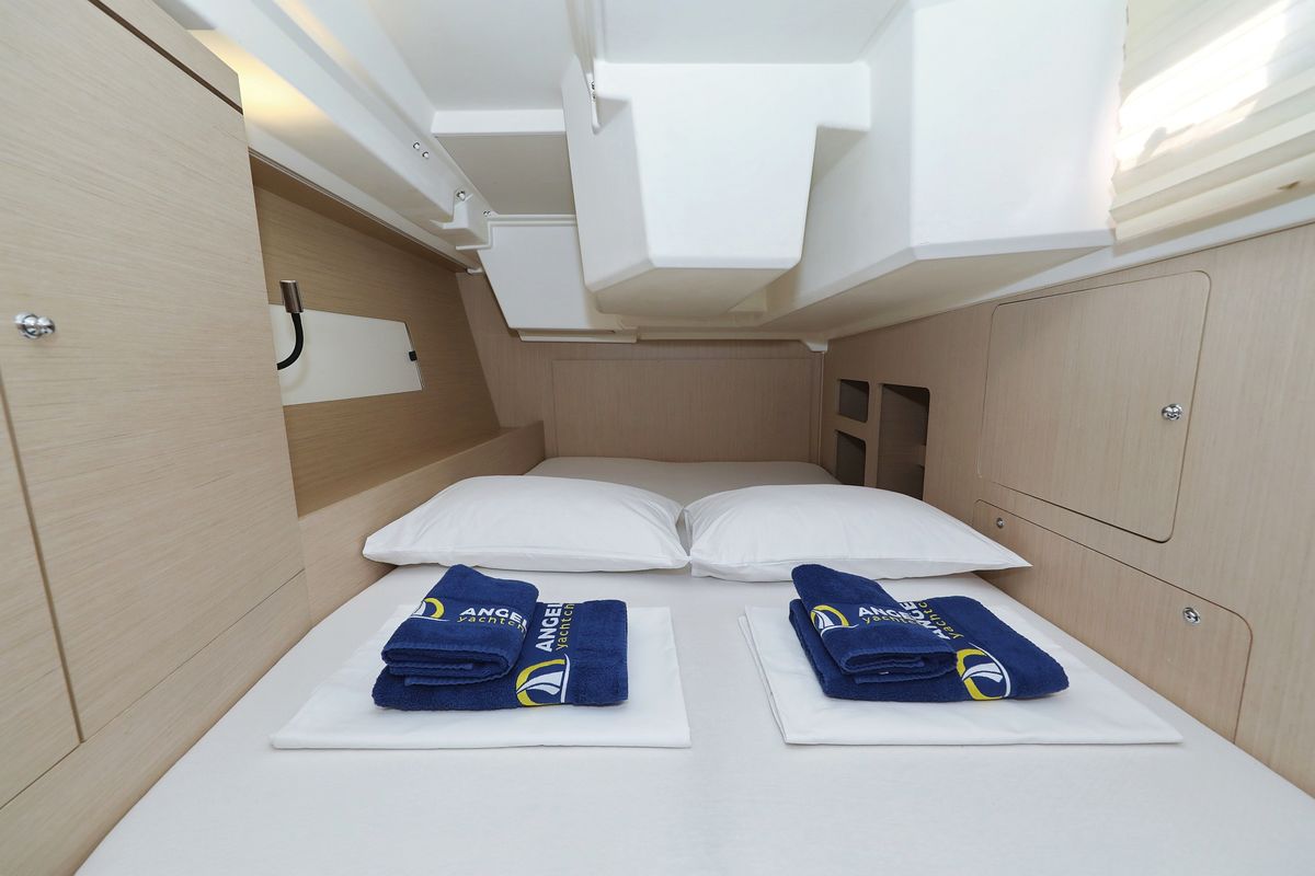 Cabin on Ladybug, a Beneteau Oceanis 46.1 sailboat at Grad Trogir, Croatia