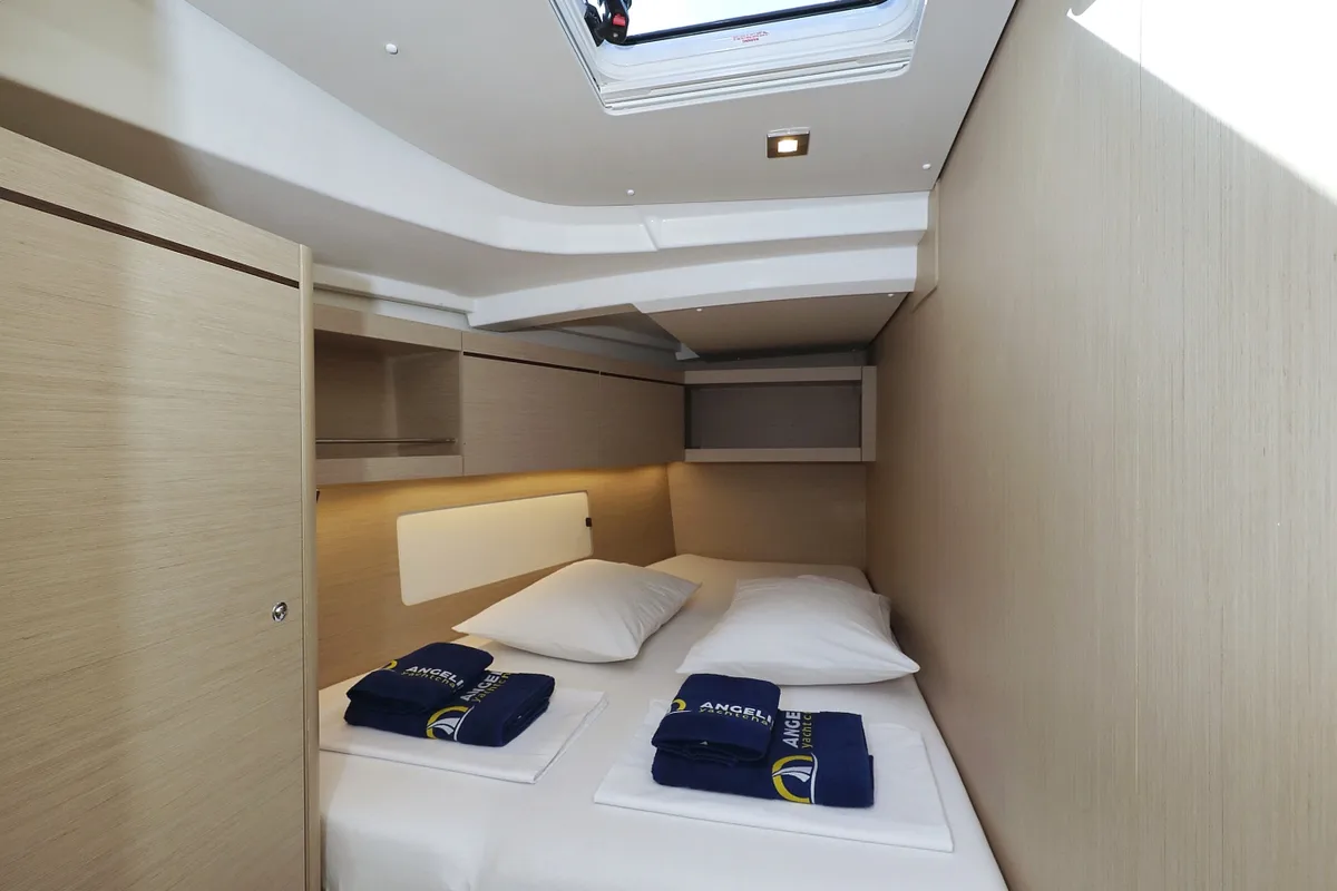 Cabin on Ladybug, a Beneteau Oceanis 46.1 sailboat at Grad Trogir, Croatia