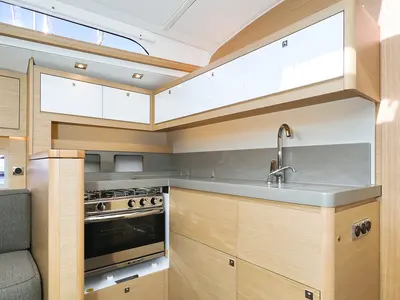 Galley of Amber, a Dufour 470 sailboat at Grad Trogir, Croatia