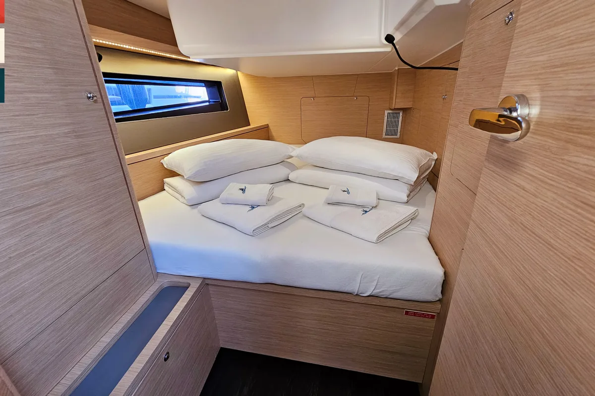 Cabin on Kaya, a Dufour 41 sailboat at Općina Rogoznica, Croatia