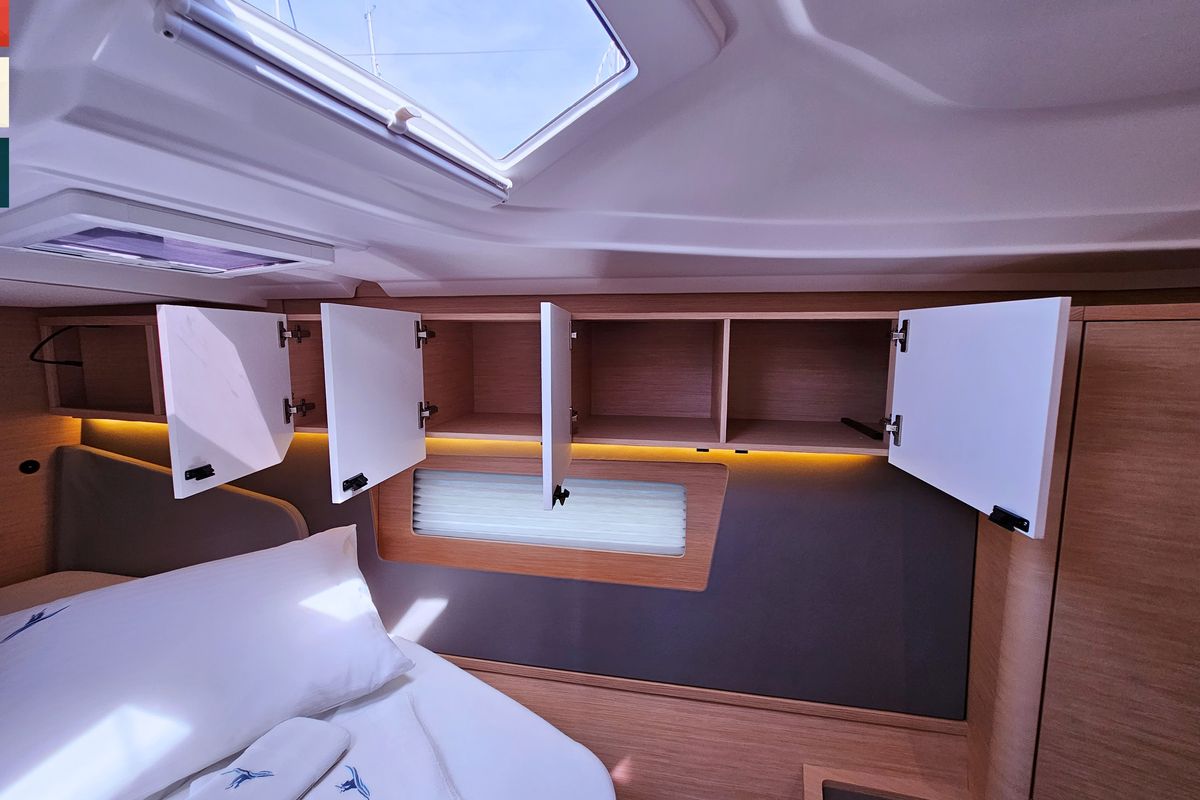 Cabin on Kaya, a Dufour 41 sailboat at Općina Rogoznica, Croatia