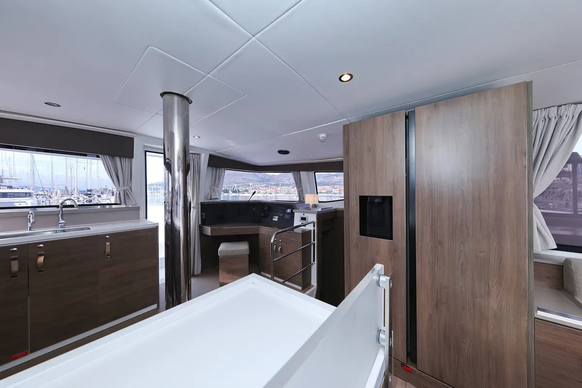 Cabin on James Webb, a Bali 4.4 catamaran at Grad Trogir, Croatia