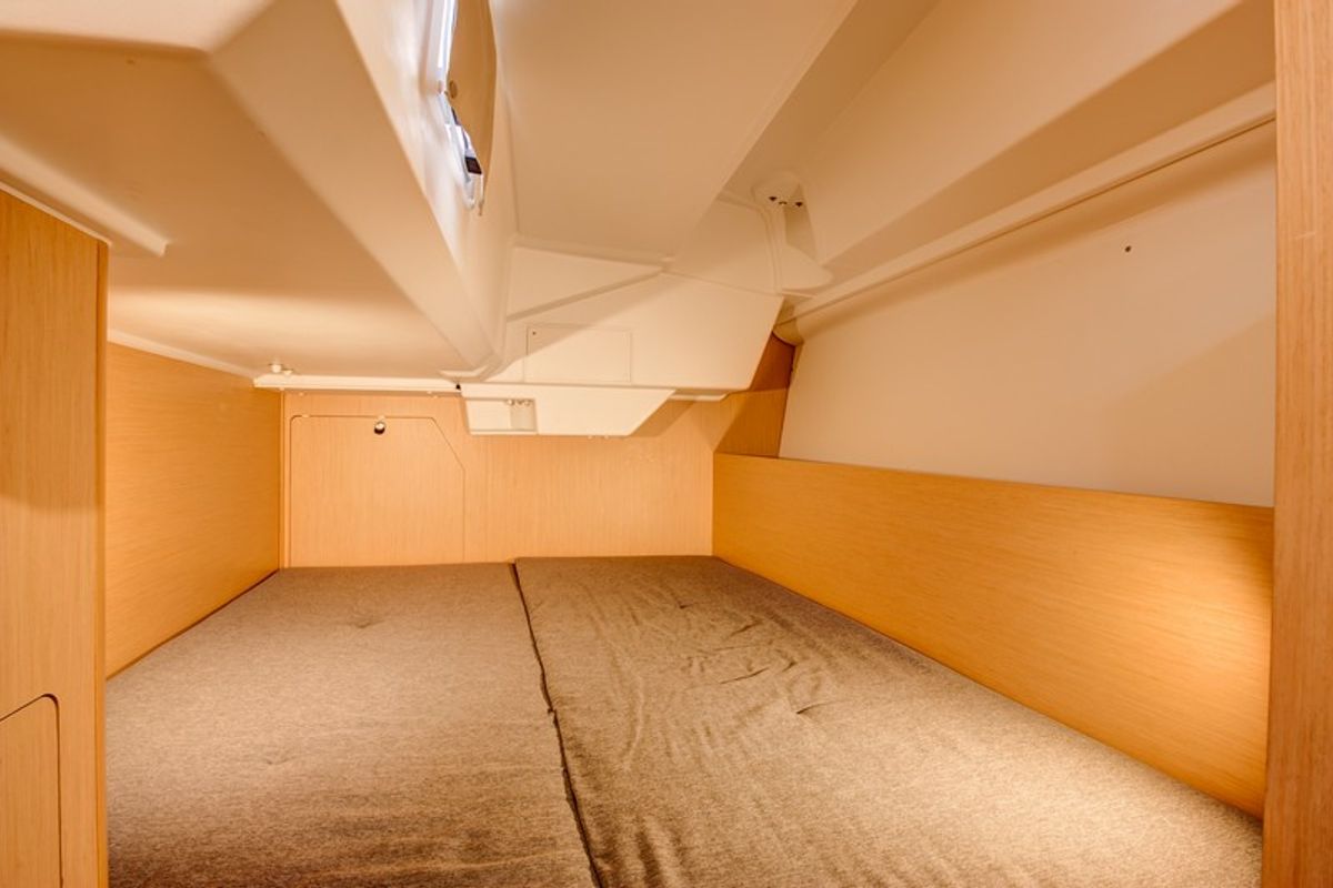 Cabin on ARSEN, a Beneteau Oceanis 38 sailboat at Split, Croatia