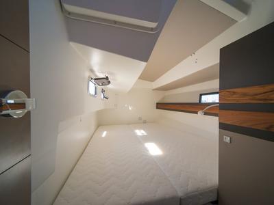 Cabin on Horizon, a RM Yachts RM 1260 sailboat at Antibes, France